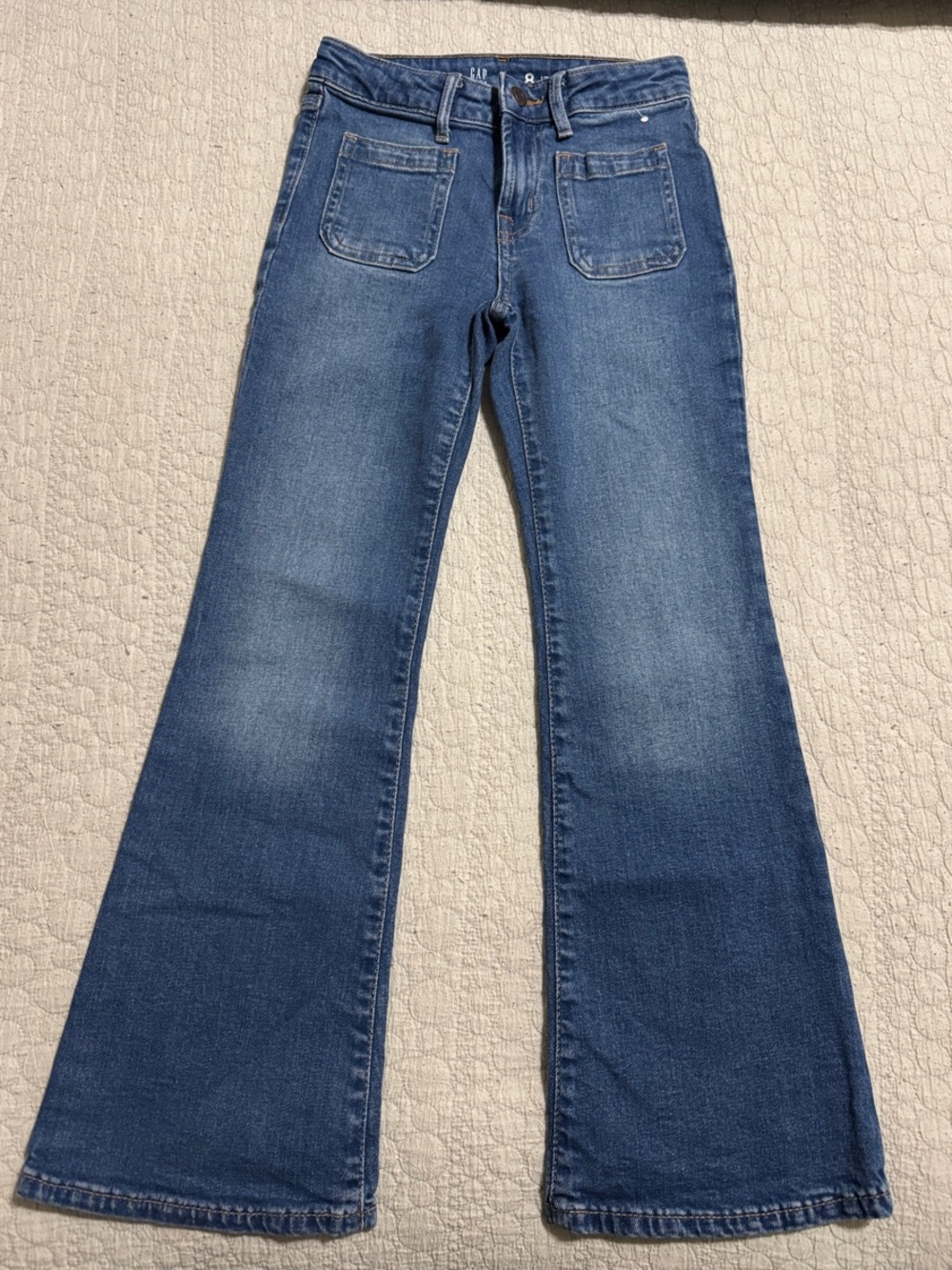 Blue Flare Girl’s Jeans - Classic Denim